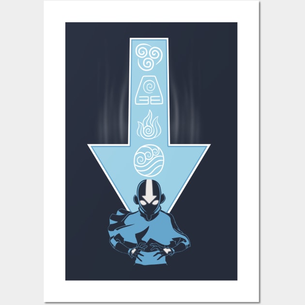 Avatar Aang Arrow Wall Art by scribblejuice